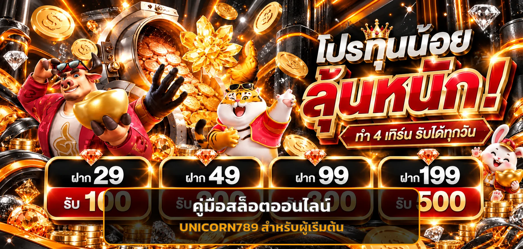 UNICORN789 คู่มือมือใหม่ | ทางเข้า สล็อต และการตั้งงบ